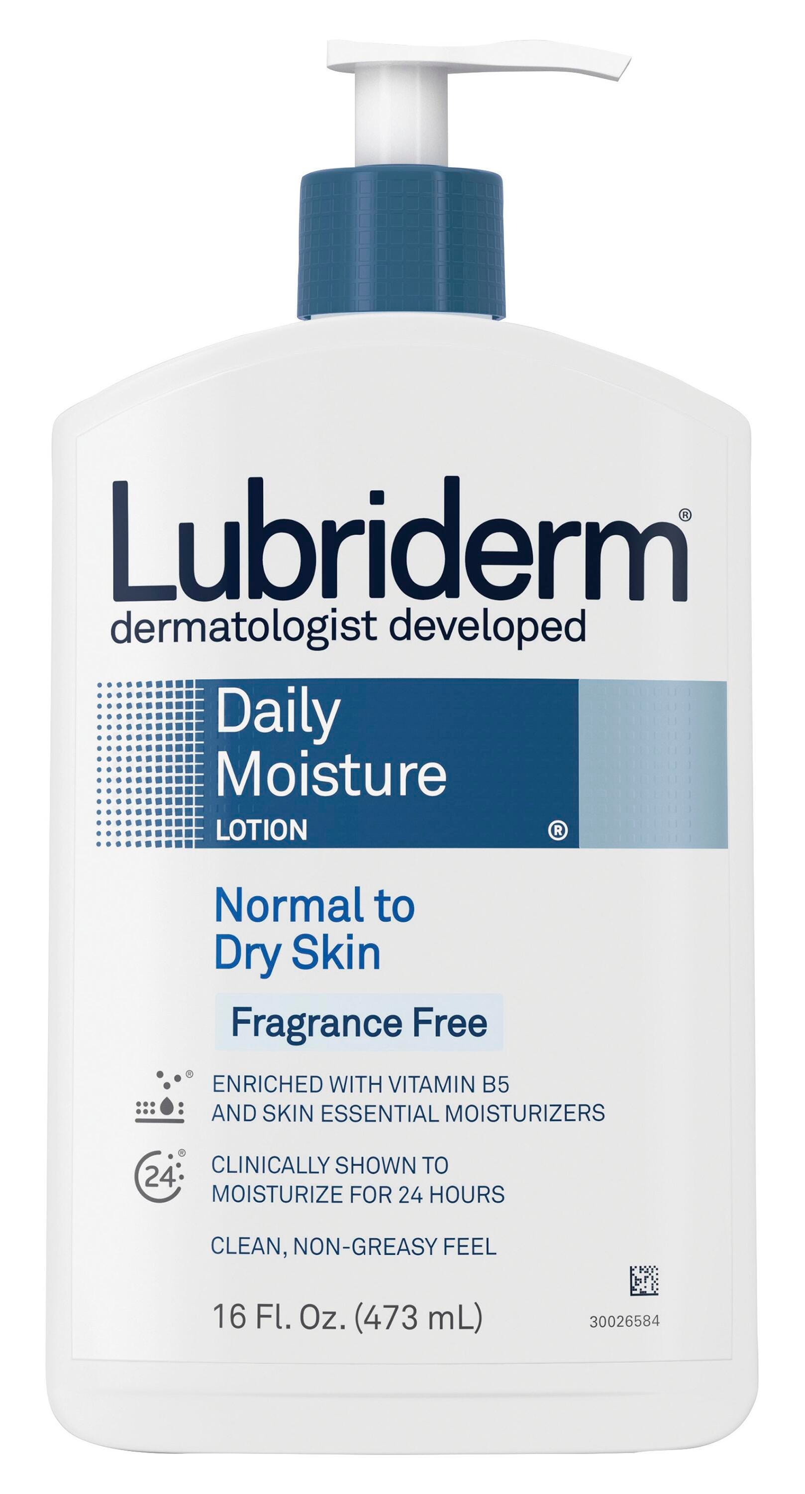 Lubriderm Fragrance Free Daily Moisture Lotion, 16 oz, Item Number 1599978